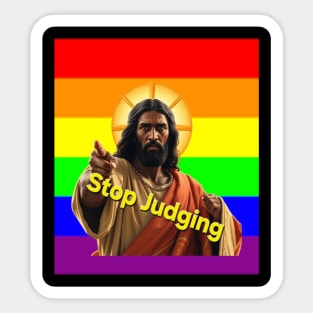 Don't Judge me! Sticker